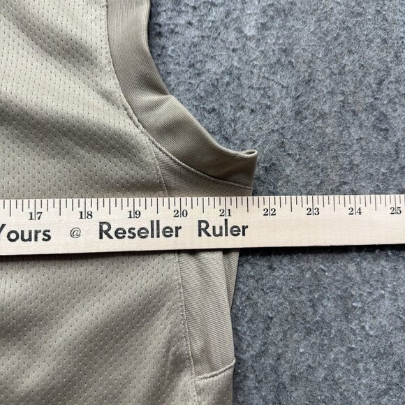 Texas A&M Aggies Nike Sweater Vest Men M Beige Knit Performance Pullover V-Neck - Picture 10 of 12